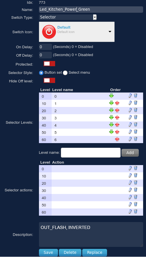 an creDomBusTH ledselector config