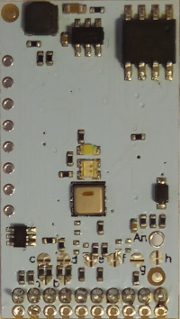 Creasol DomBusTH - Domoticz temperature and humidity sensor, with LEDs, inputs and outputs