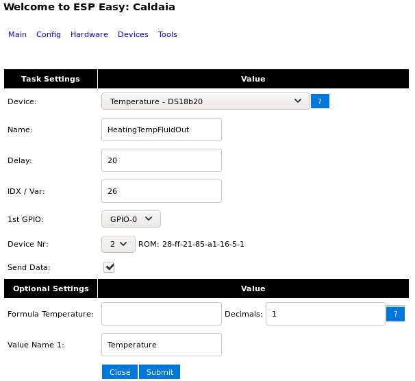 creDomESP1 config device