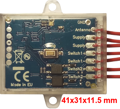 Genius ECHO TX4 RC 433Mhz Télécommande 4 canaux rolling code