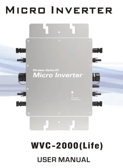 WVC-2000 solar tee inverter